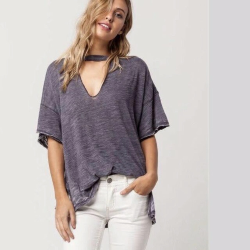Free People Jordan Cutout T-Shirt